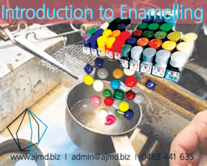 Enameling course at A.J.M.D Learn how to enamel jewellery